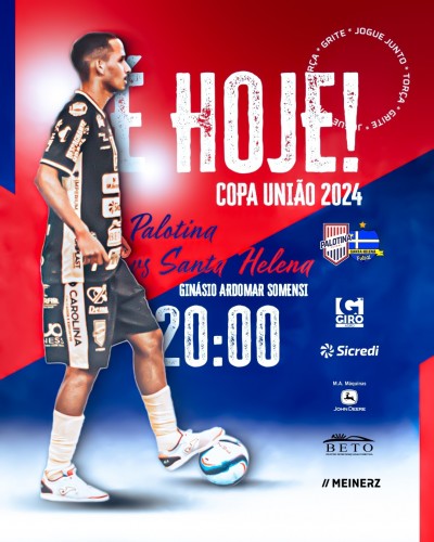 Hoje 10/04 (quarta-feira), Palotina Futsal enfrentará Santa Helena Futsal