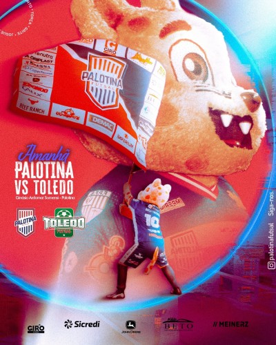 Palotina Futsal Enfrentará Toledo Futsal amanhã 13/04(sábado), em casa 