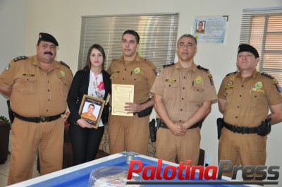 Policial Militar de Palotina, Cabo Rodolfo, é destaque do mês do 19º Batalhão.