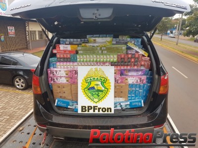 BPFron apreende veículo carregado com contrabando durante Operação Coesão fase V