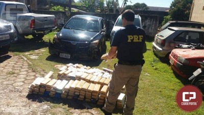 Polícia Rodoviária Federal encontra veículo com 252 KG de maconha em Mamborê