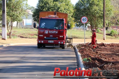 Prefeitura realiza pintura de sinalização nas ruas do Lago