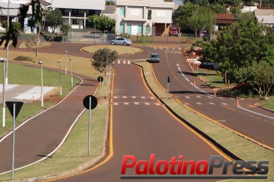 Novas avenidas são sinalizadas no Lago Municipal