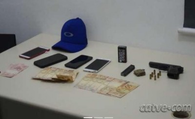 Quatro são presos com droga e arma de fogo em Toledo