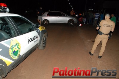 Dois acidentes de trânsito, entre carro e moto, são registrados na noite desta sexta-feira em Palotina