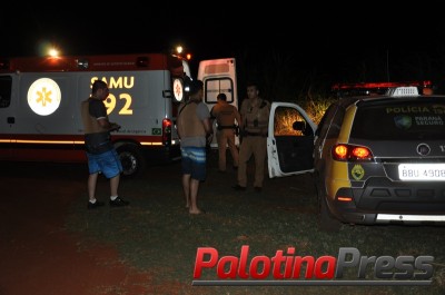 Palotina - Após roubo em Farmácia, assaltantes entram em confronto com a PM e um acaba baleado.