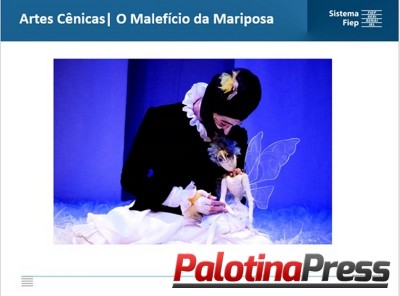 Palotina recebe a peça teatral “O Malefício da Mariposa”, no dia 2