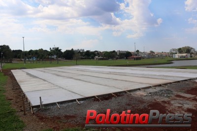 Palotina avança na construção da Arena Multiuso