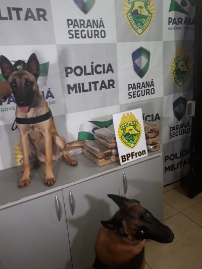 Ação integrada do BPFron apreende maconha,skank e produtos durante Operação MEROM