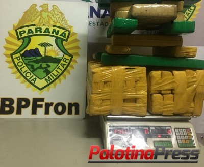 BPFron impede que mais de 30Kg de Maconha sejam distribuídos ao tráfico em mais uma ação da Operação MEROM