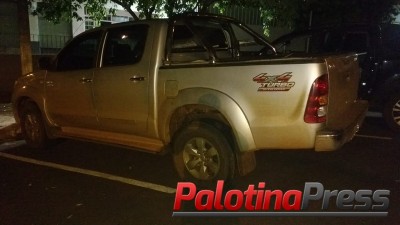 PM de Terra Roxa recupera Hilux roubada na tarde deste sábado