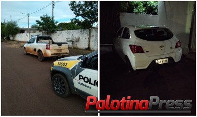 PM de Palotina recupera segundo veículo levado durante roubo em área rural.