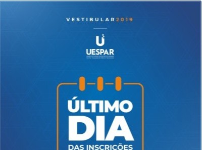 Inscrições para o Vestibular Uespar 2019 encerram hoje