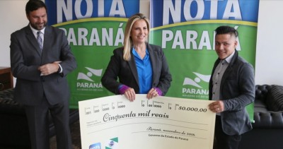 Colombiano leva prêmio de 50 mil reais no 36º sorteio do Nota Paraná