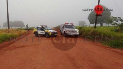 Adolescente é encontrado morto com 4 tiros em estrada rural de Cianorte