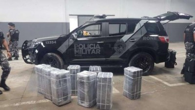 São José dos Pinhais - Polícia apreende carga de 1,2 tonelada de cocaína, avaliada em R$ 60 milhões