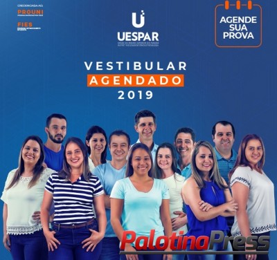 Vagas disponíveis para o Vestibular Agendado Uespar/Facitec 2019