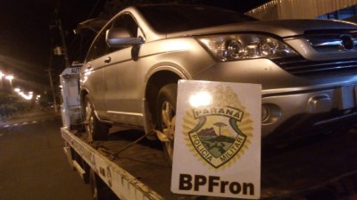 BPFron recupera em Guaíra - PR veículo furtado no Rio Grande do Sul