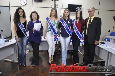 Moção de aplausos - Câmara homenageia Landa Becker e enaltece duas décadas do Concurso Miss Palotina