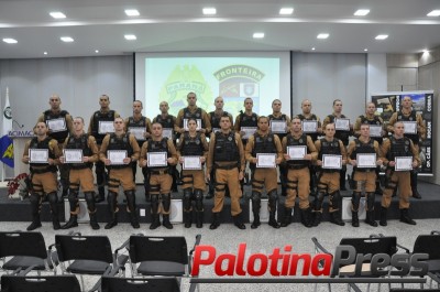 SOLENIDADE MARCA ENCERRAMENTO DO PRIMEIRO CICLO DE INSTRUÇÕES DA ROCAM DO BPFRON