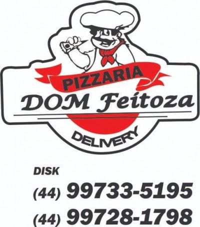 A Pizzaria Dom Feitoza Delivery está de aniversario e quem ganha o presente é você! Participe da promoção e boa sorte!