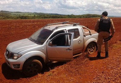 BPFRON RECUPERA VEÍCULO ROUBADO APÓS ACOMPANHAMENTO TÁTICO NA CIDADE DE GUAÍRA -PR