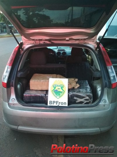 BPFRON APREENDE VEÍCULO CARREGADO COM MACONHA EM MARECHAL CÂNDIDO RONDON/PR