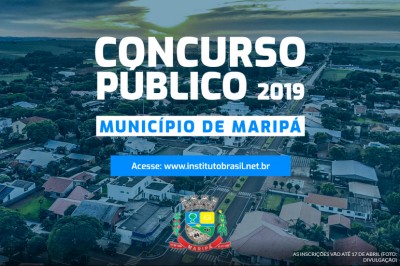 Prefeitura de Maripá abre inscrições para concurso público