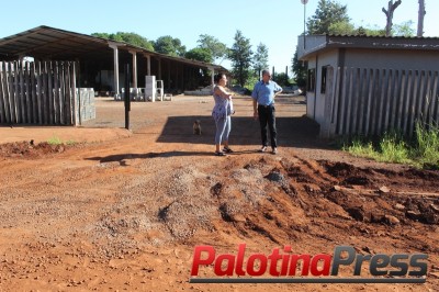 Presidente da Câmara verifica obras no Parque Industrial