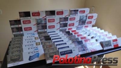 Palotina - Cigarros contrabandeados são aprendidos em Bar após adolescente sair do colégio para comprar. 