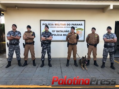 CANIL DO 19º BPM RECEBE VISITA DO CANIL CENTRAL DO BOPE