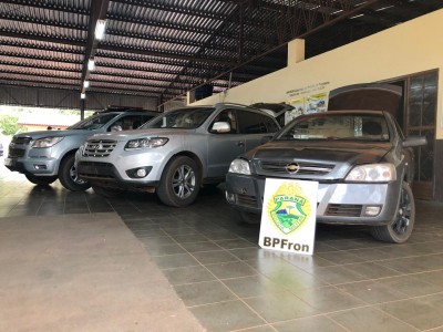 BPFRON apreende carros que colocam em risco a vida de pessoas em Perobal-PR