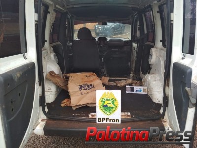BPFRON apreende veículo preparado para o contrabando
