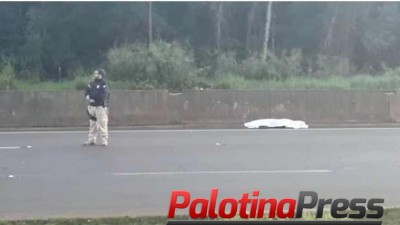 Jovem morre atropelado por ônibus na BR 277, em Foz do Iguaçu