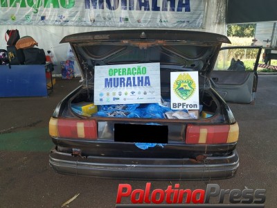 CARGA DE CONTRABANDO É APREENDIDA NA OPERAÇÃO MURALHA.   