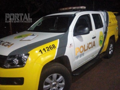 Dois homens armados invadem residência em Nova Santa Rosa
