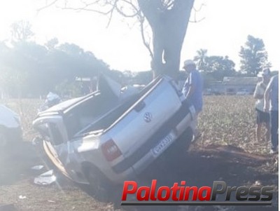 Palotina - Condutor de Saveiro perde a vida em grave acidente na PR-364 saída para Assis. 