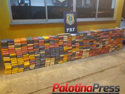 PRF apreende meia tonelada de cocaína em Paranaguá; carga vale R$ 72 milhões