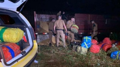 Caminhão com grande quantidade de maconha é apreendido em Santa Maria