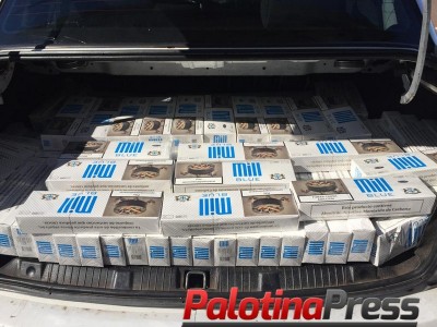 POSTO POLICIAL RODOVIÁRIO DE IPORÃ APREENDE VEÍCULO CARREGADO DE CIGARROS