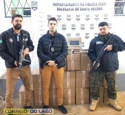 Polícia Civil apreende grande quantidade de maconha em Santa Helena; quadrilha era investigada há três meses