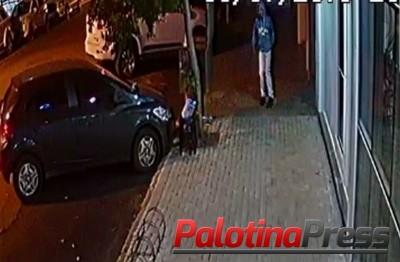 Palotina - PM divulga imagem que flagra autor de furto. Ajude a identificar.