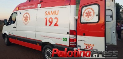 Palotina- Acidente é registrado em frente á ASFUCA.
