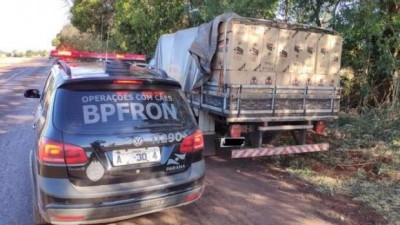 Maripá - F-350 com mais de cinco mil pacotes de cigarros paraguaios é apreendida