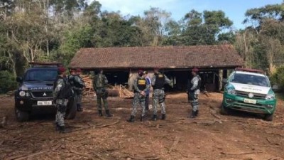 Ação conjunta fecha serraria clandestina no interior de Bom Jesus do Sul