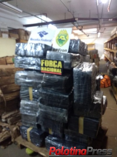 BPFRON, RECEITA FEDERAL E FORÇA NACIONAL APREENDEM MAIS DE 700 KG DE MACONHA EM FOZ DO IGUAÇU-PR