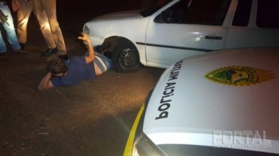 Cascavel: Homem salta de veículo durante perseguição e é atropelado pelo 'próprio carro'