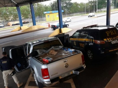 PRF apreende veículo carregado de eletrônicos em Terra Roxa