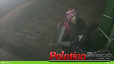 Terra Roxa - Após furto em relojoaria, PM pede auxilio para identificar criminosos.