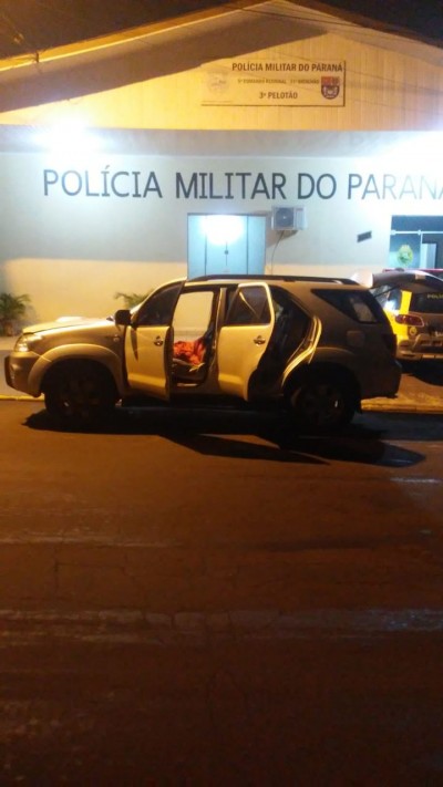 BPFRON E 21°BPM RECUPERAM CAMINHONETE ROUBADA